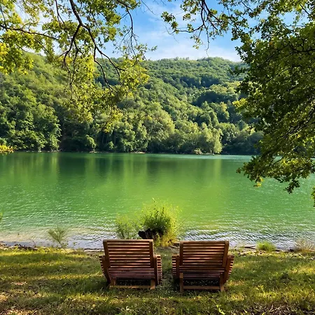 Dom wakacyjny Maison Du Lac Rivage I Bord Du Lac, Sauna & Bain Nordique Castelnau-de-Mandailles